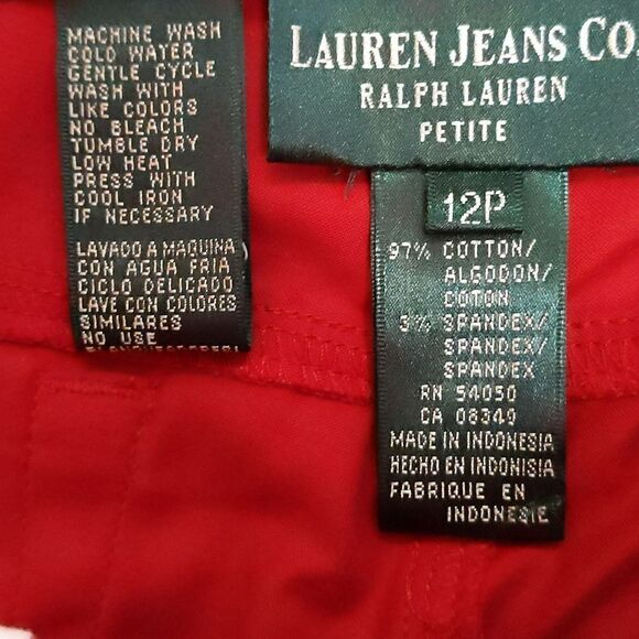Lauren Ralph Lauren capri/cropped summer pants 12P - Picture 5 of 6
